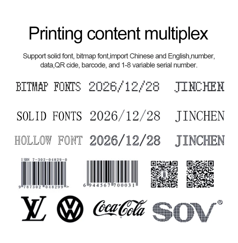 DOMAS industrial tij printer Small handheld inkjet printer 25.4mm Handheld Labeling Machine Carton Plastic Bottle bag printer