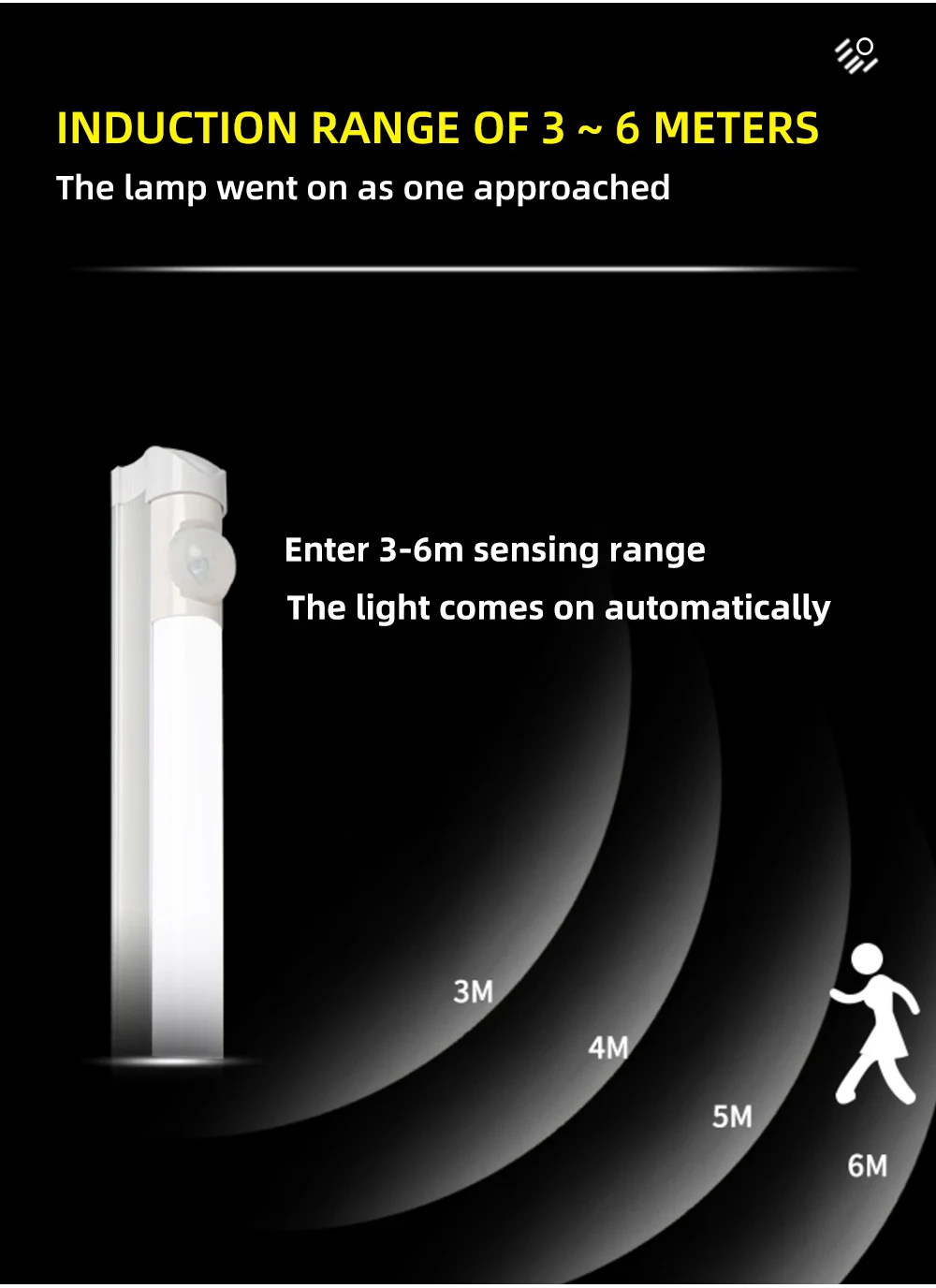 Scoden Warehouse High Power 22W-60W LED Induction Lamp Tube T8 PC 4ft Integrated Batten Light Approved Hotels Linkable Option
