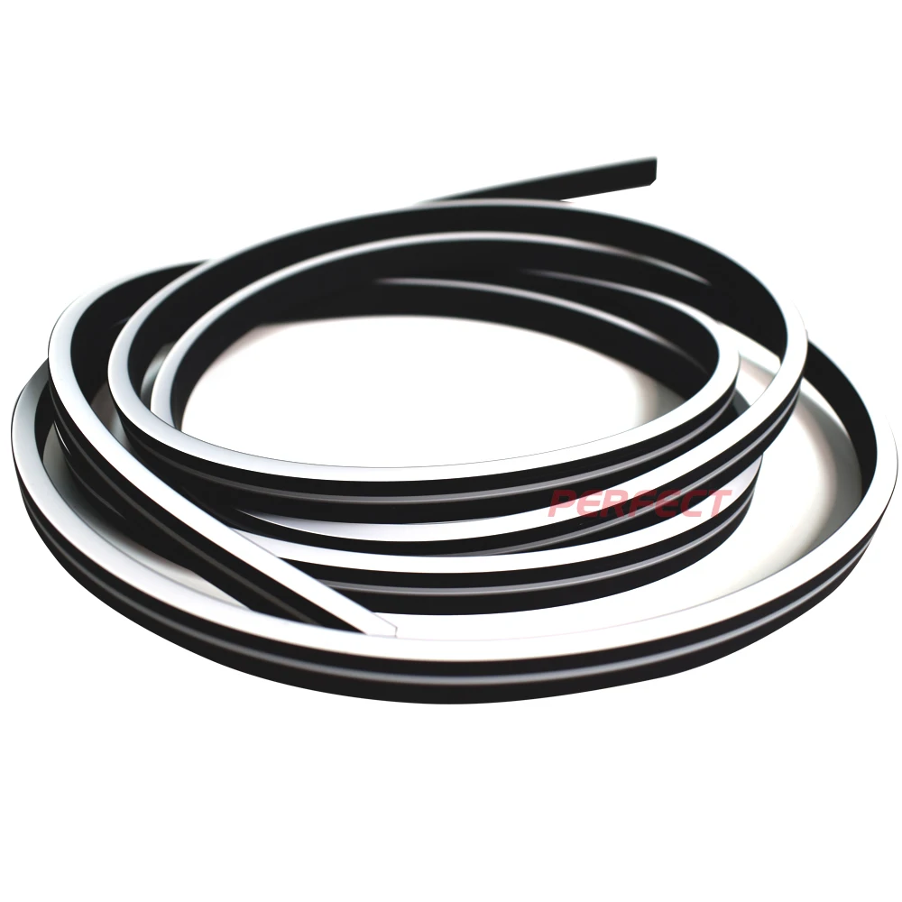 Black Neon Flex light side lighting 6*12mm for 8mm LED Strip LED Black neon tube