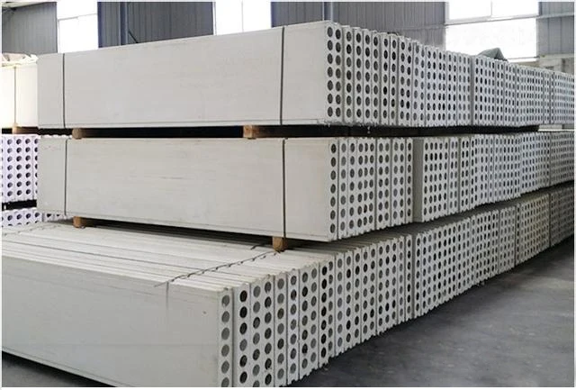 Hollow Gypsum Panels for Sustainable Multi-Story Commercial Buildings