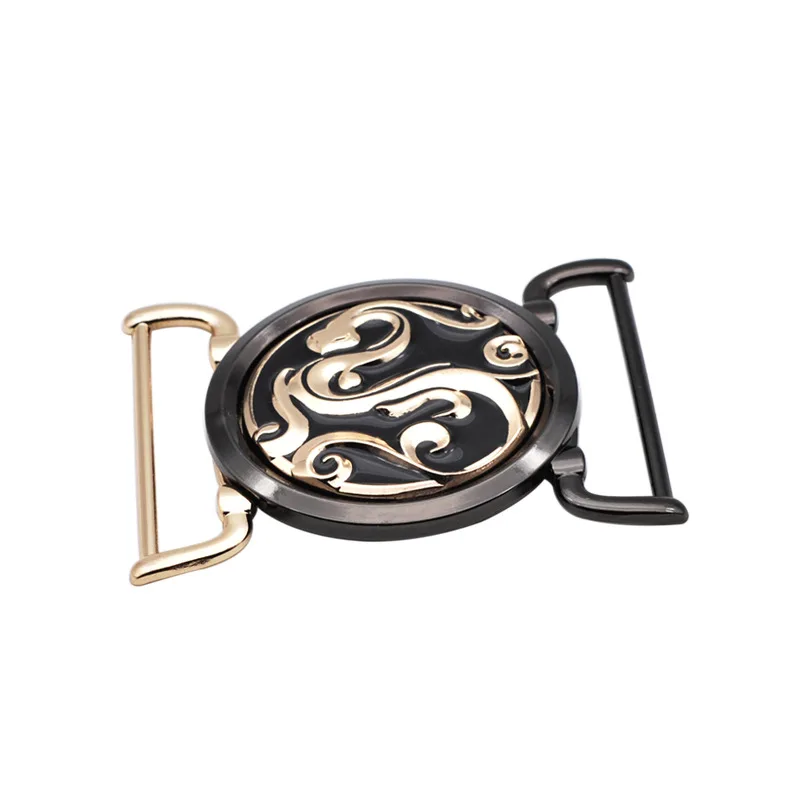 High quality inner size 45mm zinc alloy customized circle buckle joint buckle for clothes