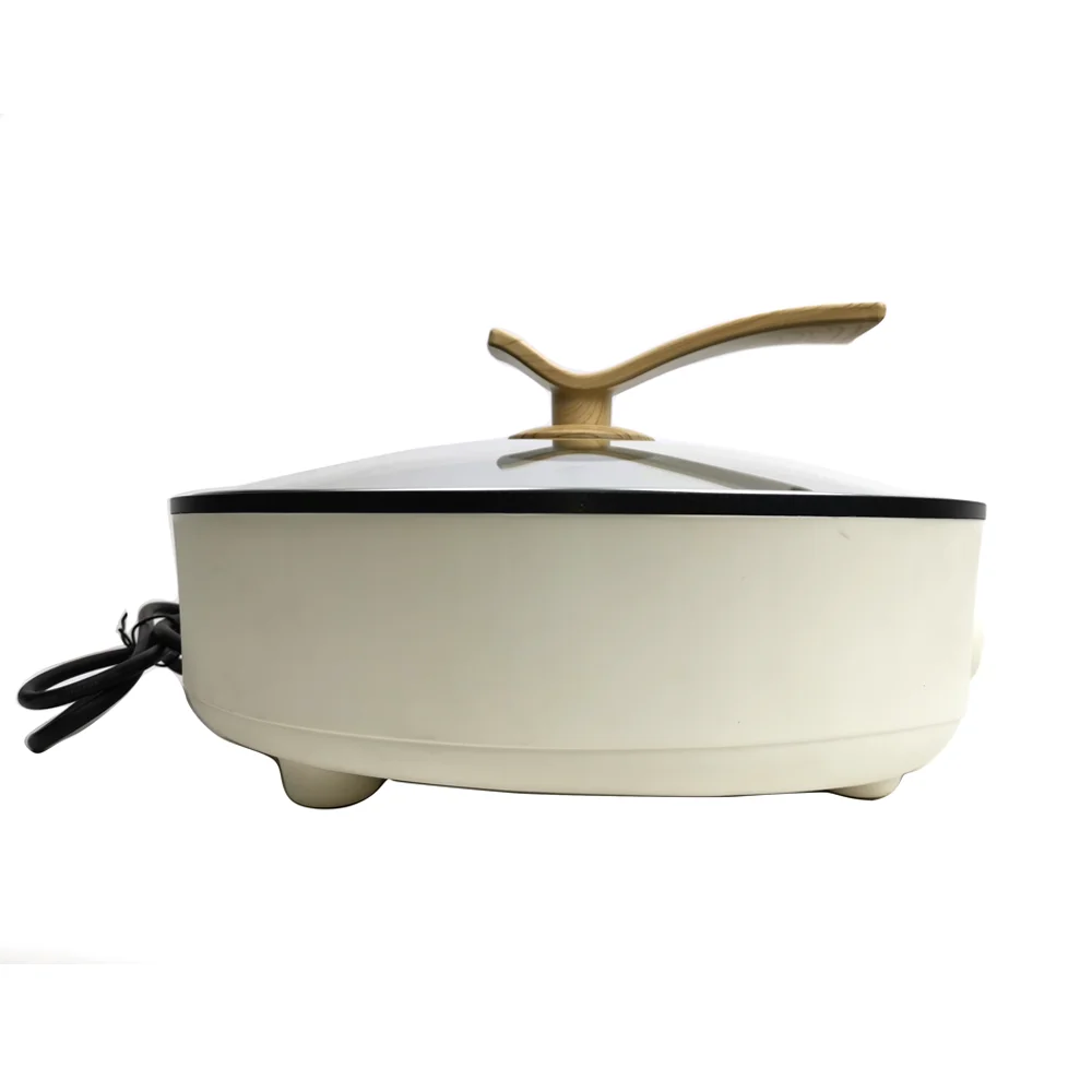 Top Quality Guarantee Electric Crepe Maker Round Stainless Steel Double Baking Grill Tool Pizza Pan