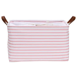 Collapsible Polyester Storage Basket  Home Organizer Storage bin box Solution for Office, Bedroom, Closet