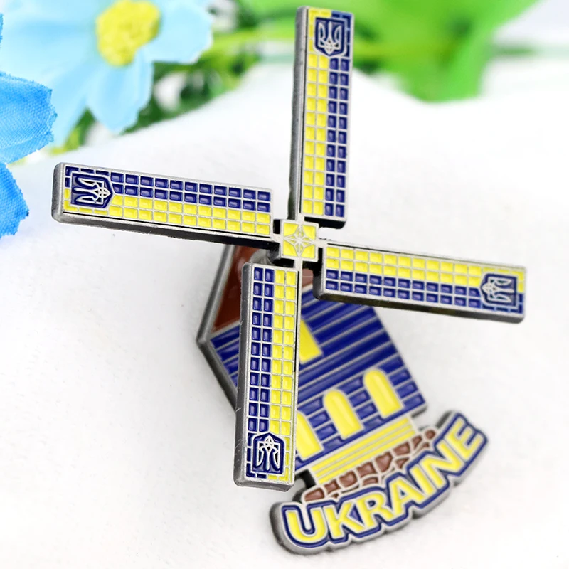 
high quality custom Ukraine souvenir magnet gift 