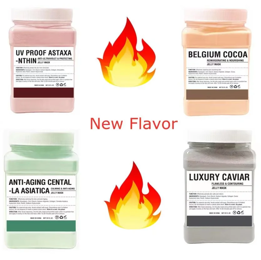 Face mask Custom Mascarillasl Facial Petals Whitening Jellymask Powder Crystal Hydro Jelly Mask Powder