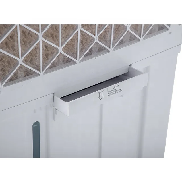 Three side air inlets low noise portable air conditioning evaporative air cooler with 45L large detachable water tank