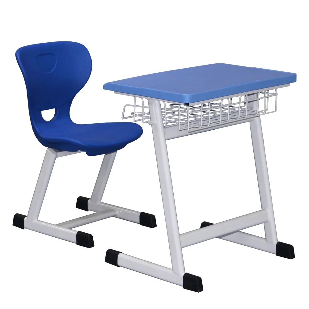 Student Desk and Chair University Classroom School Furniture Table With