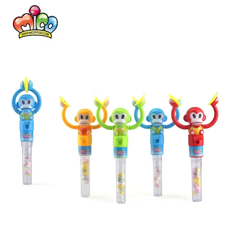 Music Monkey Playing Drum Toy Candy
