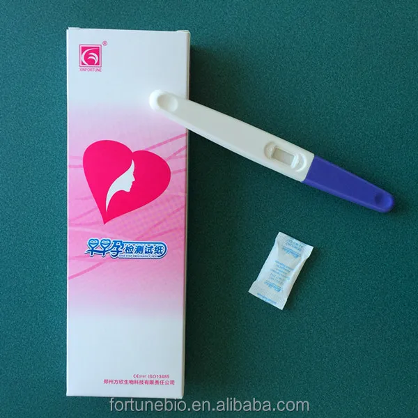 
Colloidal Gold Pregnancy Methodology Test Early Detection 25 mIU/ml HCG Testing Kit Midstream Pregnancy Test 