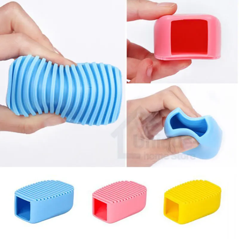 Ready Stock Candy Color Non-slip Silicone Handheld Laundry Mini Washboard For Cleaning Collars Cuffs Small Household Wash
