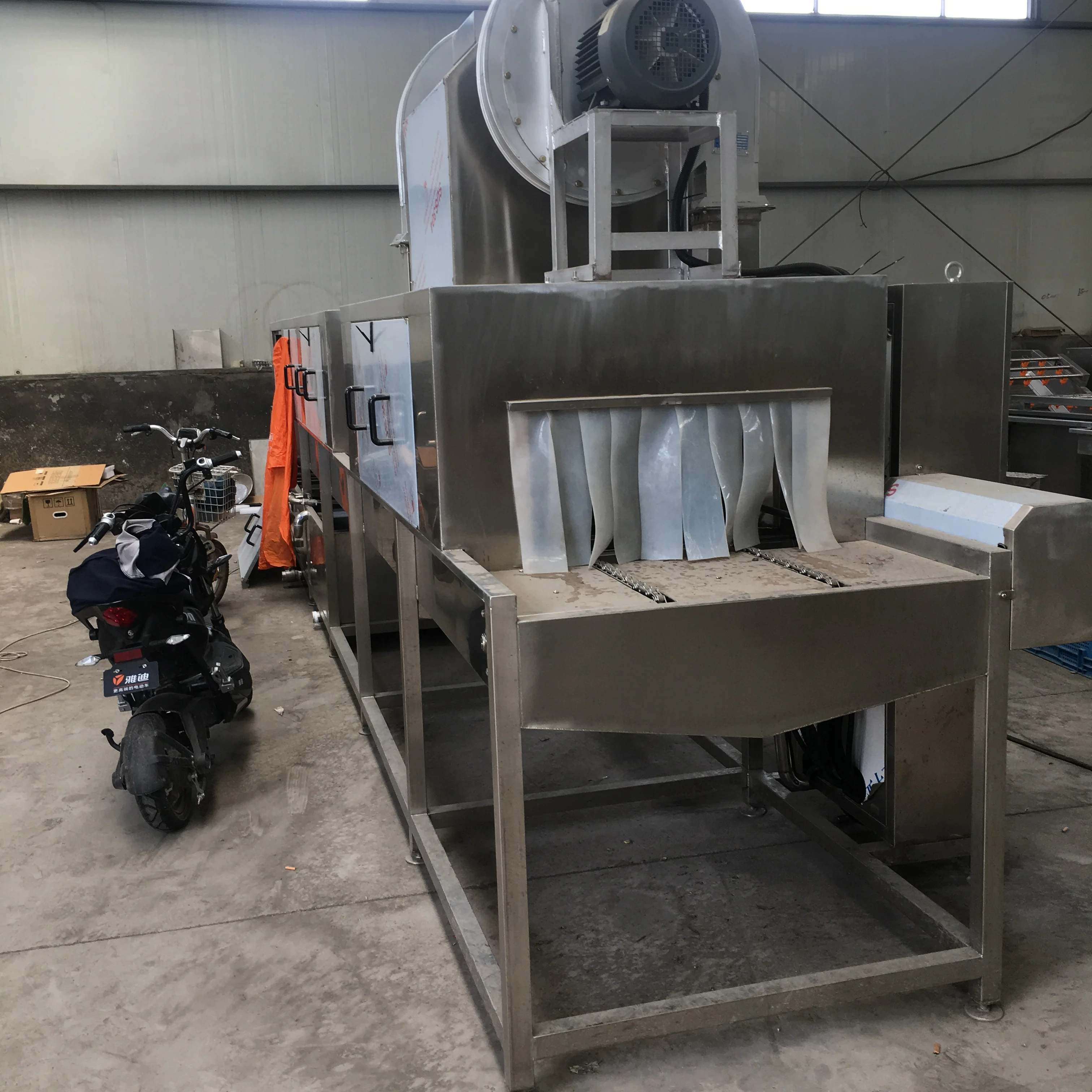 high quality industrial cleaning machine for boxes automatic plastic basket crate washing machine