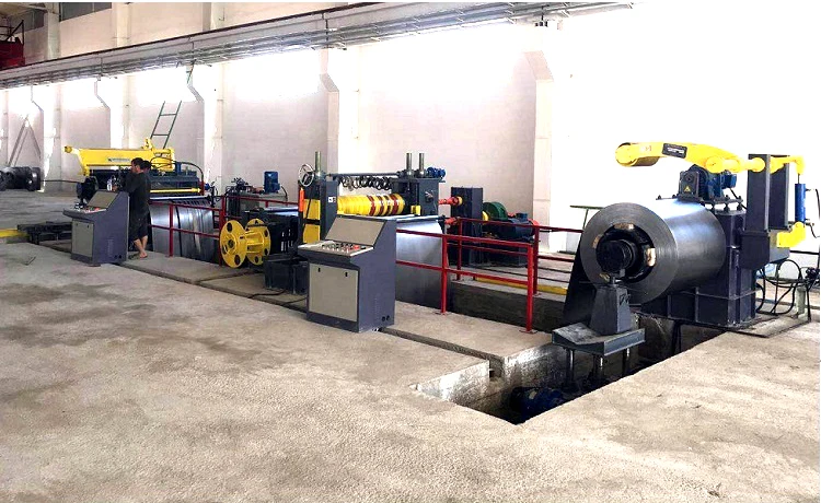 
High precision steel coil slitting line 