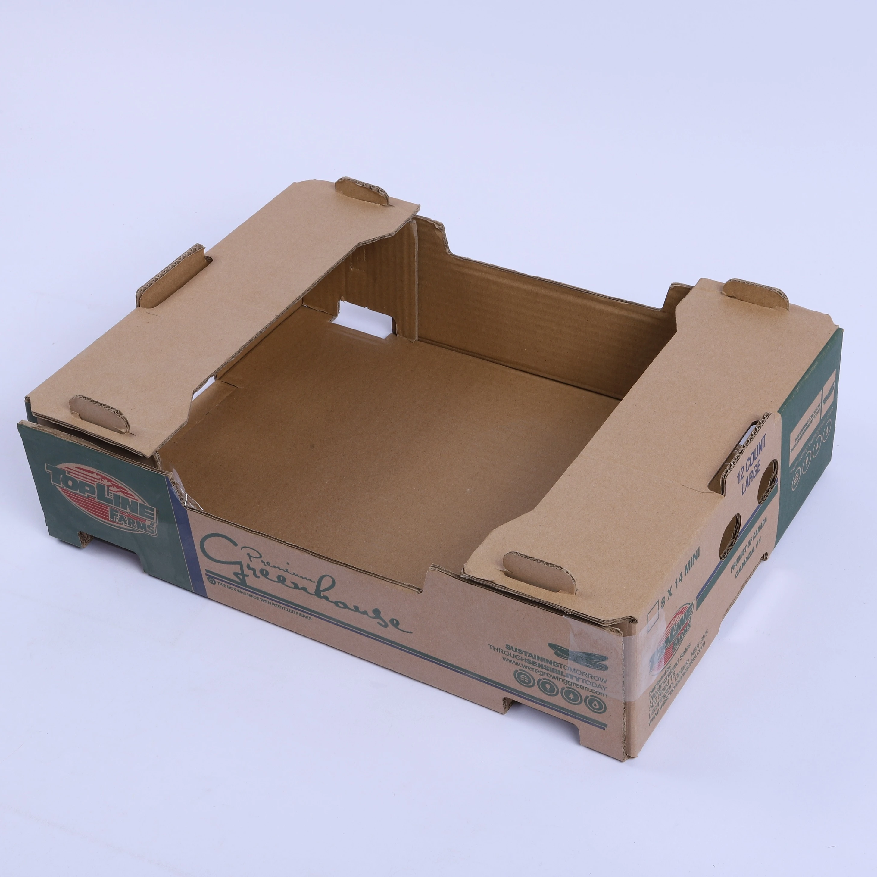 Hot sale fruit vegetable fresh produce cardboard carton boxes