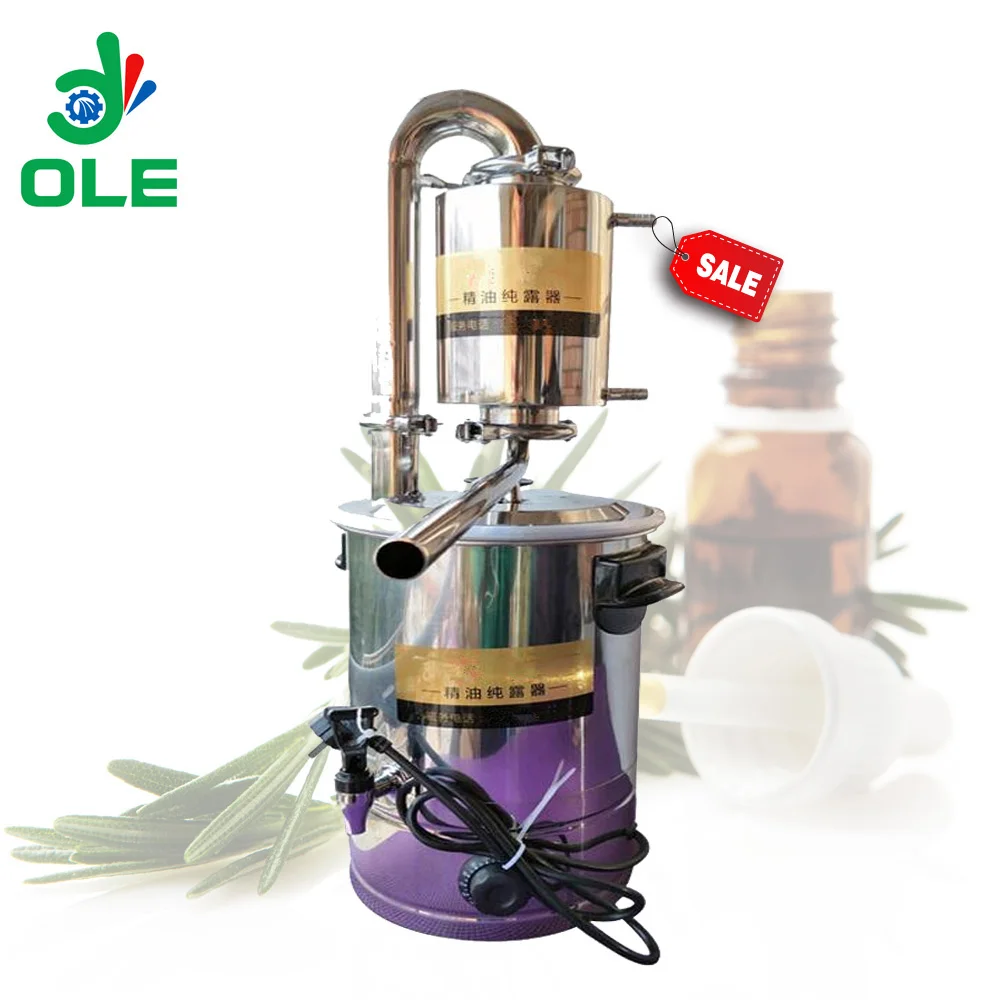 21L Stainless Steel Essential Oil Making Machine Herb Essential Oil Steam Distiller