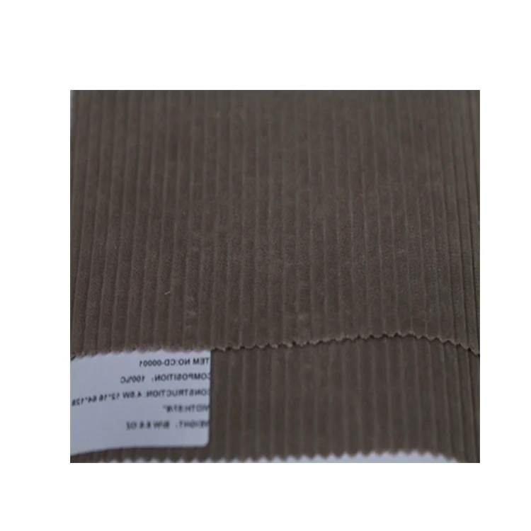 Hot sale 8.6oz custom woven 100% cotton corduroy