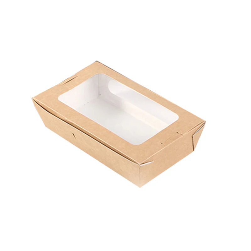  Wholesale Biodegradable Takeaway Delivery Eco Friendly Paper Lunch Box Fast Food Packaging Containers With