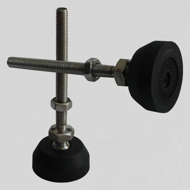 Подержанные мини-ножки для мебели M8 * 50, выравнивающие ножки, регулятор полиамидной основы