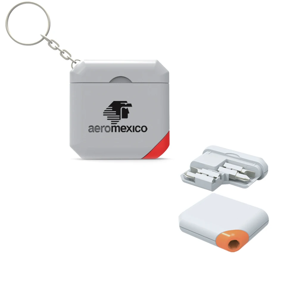 Промо набор инструментов квадратной формы/Наборы инструментов/отвертки с брелоком с OEM настраиваемый yc1130B