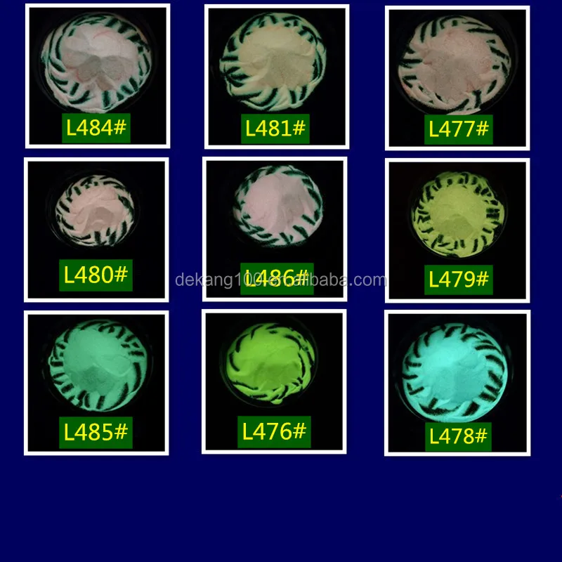 Quicksand noctilucent powder luminous powder glow in the dark powder photoluminescent pigment