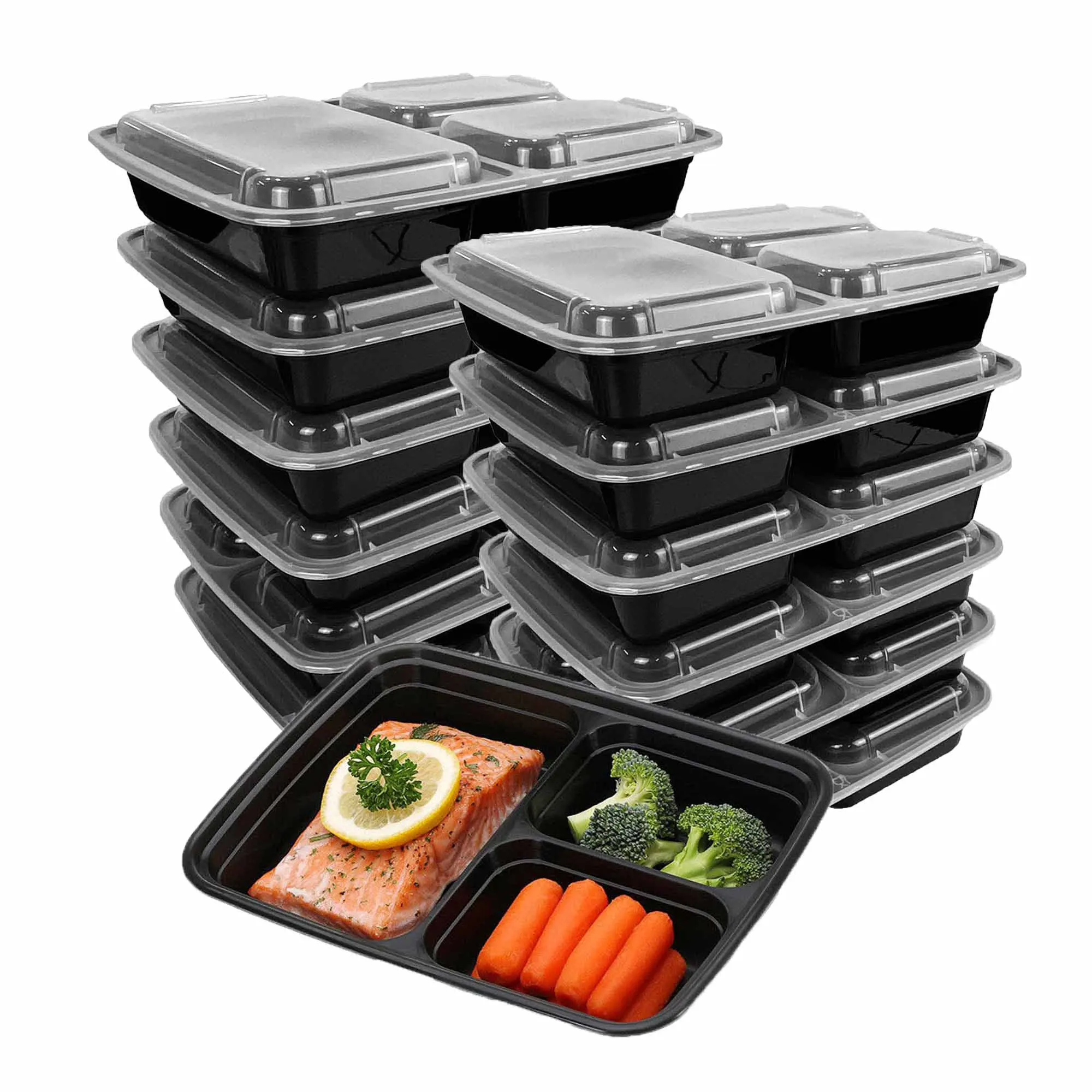 Take away microwavable disposable plastic food packing lunchbox