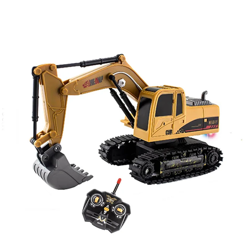  AMAZON горячие Chenghai игрушечный лучшие продажи пульт дистанционного управления excavater строительная техника 5 канала RC экскаватор для
