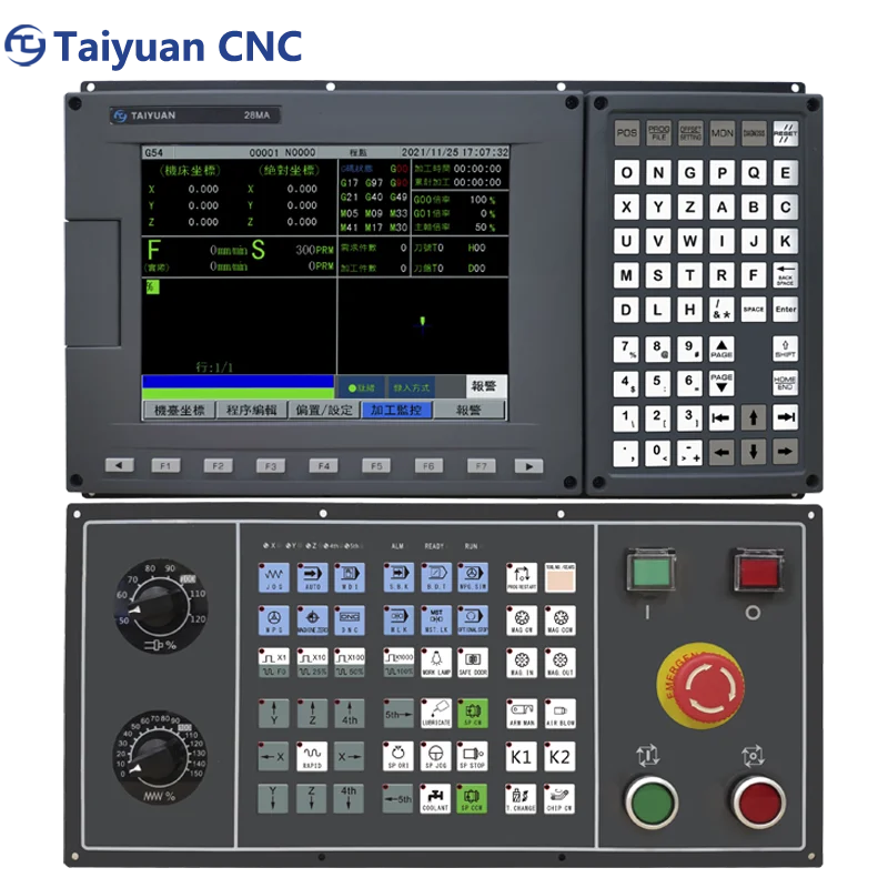 CNC Milling Controller 5 axis for Milling CNC Control System Machine with High Stability