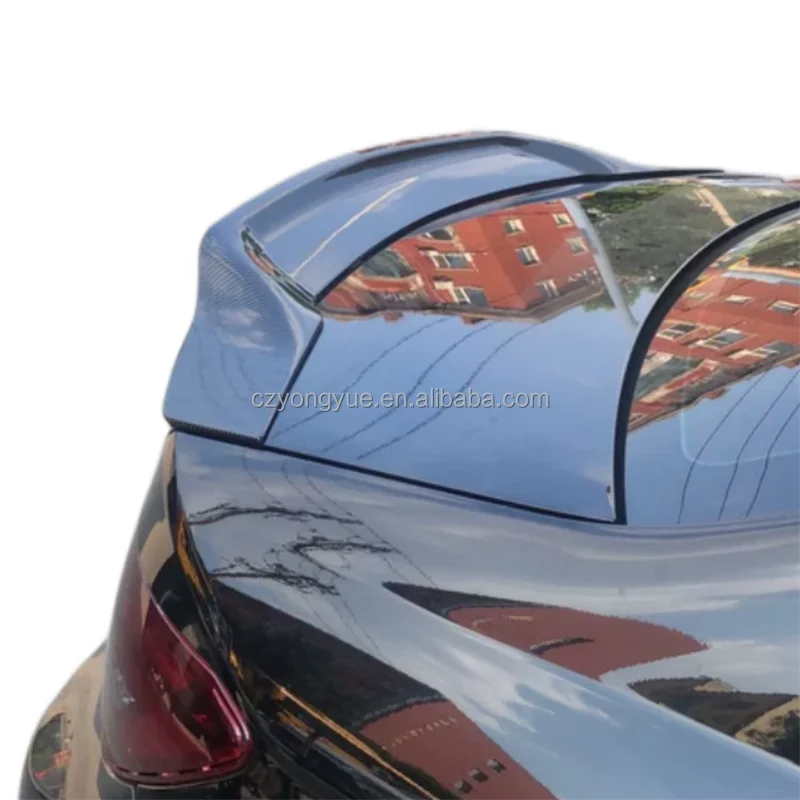 Автомобильные Спойлеры из углеродного волокна AMG R Style задний спойлер для Mercedes BenZ C Class W204 4 Door 2008-2014