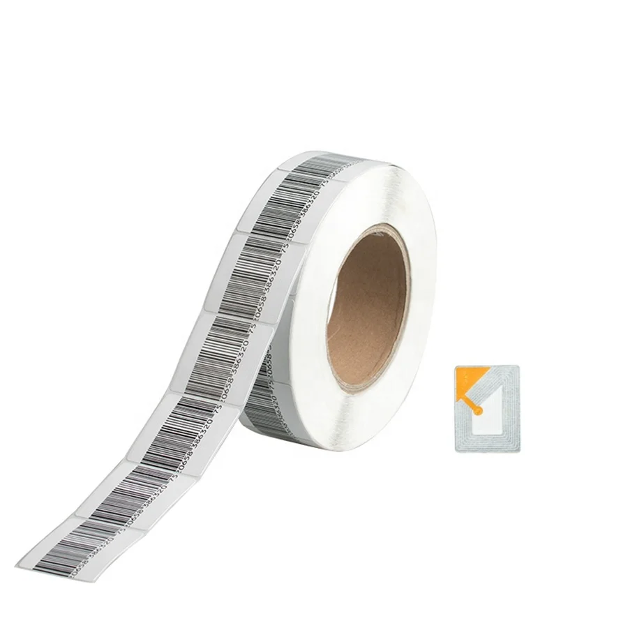 factory supply Soft EAS RF Labels customized adhesive 8.2 Mhz alarm tag 30*40 100% detection for retail anti theft