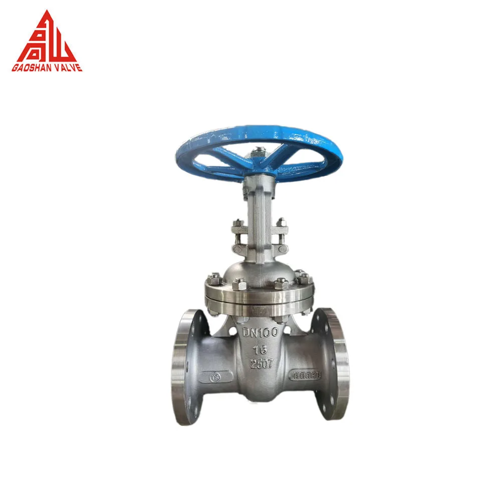 Z41W Gate Valve DN100 Duplex Stainless Steel 2507 Gate Valve