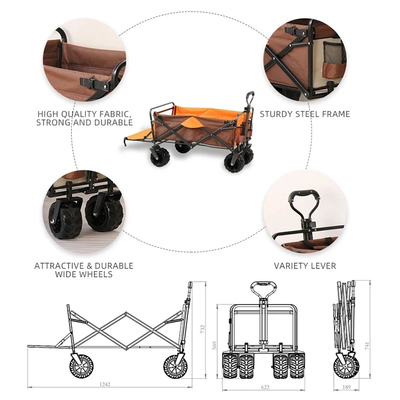 Stroller Hot Sell New Leather Baby Carriage Space Business Kids Gifts Travel Folding Wagon With Canopy