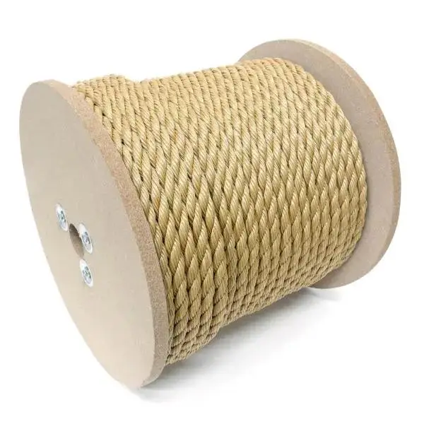 Factory High Quality 10mm-60mm 3 Stands Twist Soft Handmade Decoration Manila Jute Rope