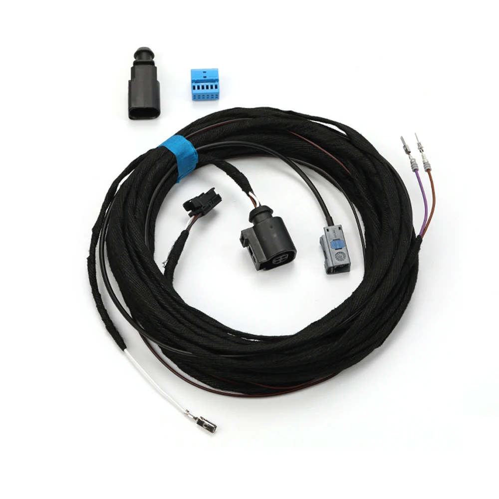 Rear View Reversing Logo Camera Cable RVC Flip Camera Connector Wiring Harness for VW Golf 7 MK7 VII 5GG827469F