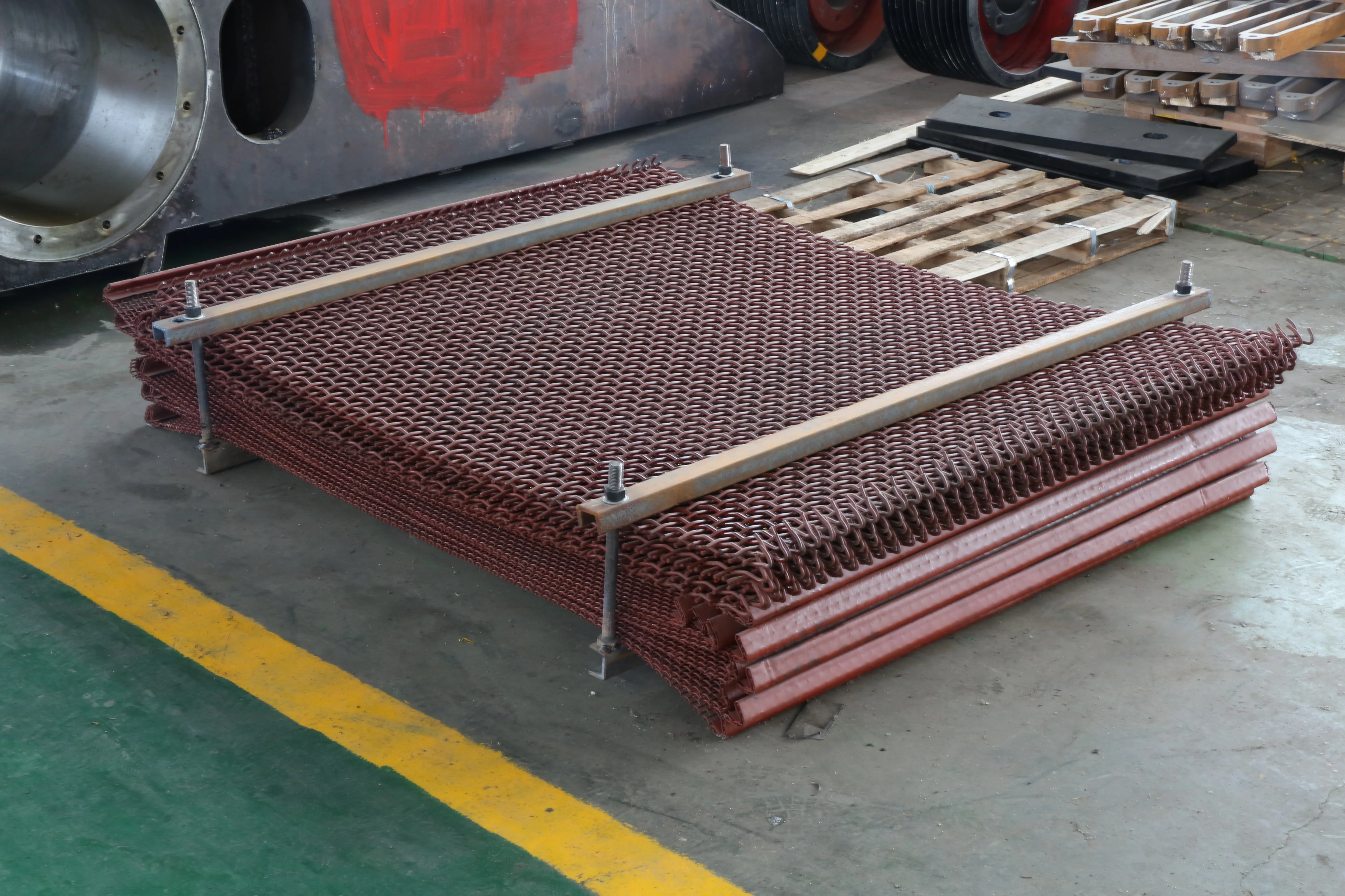 Crusher Screen 65Mn Vibrating Screen Mesh Stone Quarry Sieve Wire Mesh
