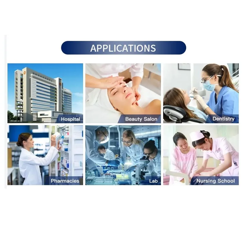 Single Use Non Woven SMS Knitted Cuff Lab Shirt Unisex Disposable Scrub Suit Hospital Uniform