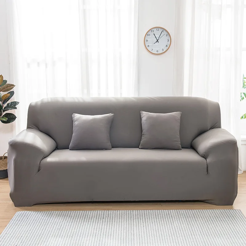 1/2/3/4 Seater High Grade Velvet Stretch Elastic Sofa Cover Living Room Couch Slipcover Furniture Protector Case Sofa Covers
