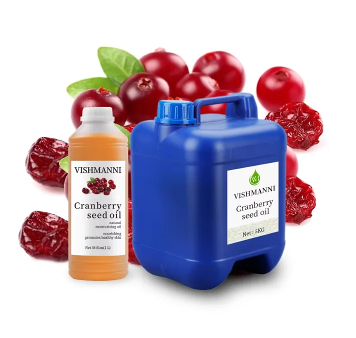 Pure Natural Cranberry Seed Carrier Oil Bulk for Massage Spa Cosmetic Use