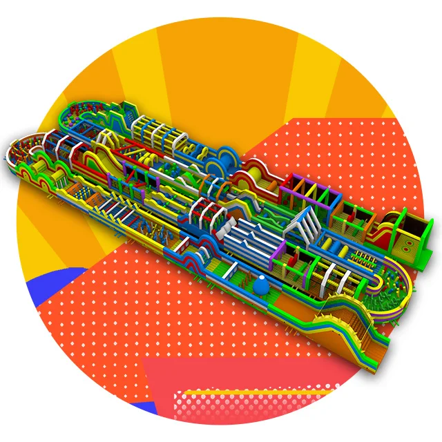 Y&G Commercial funny Inflatable with Obstacles jungle inflatable obstacle course cheap inflatable obstacle course