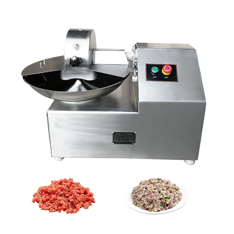 Commercial-Use 10L Industrial Stainless Steel Food Chopper Vegetable & Meat Bowl Cutter Machine for Home Use
