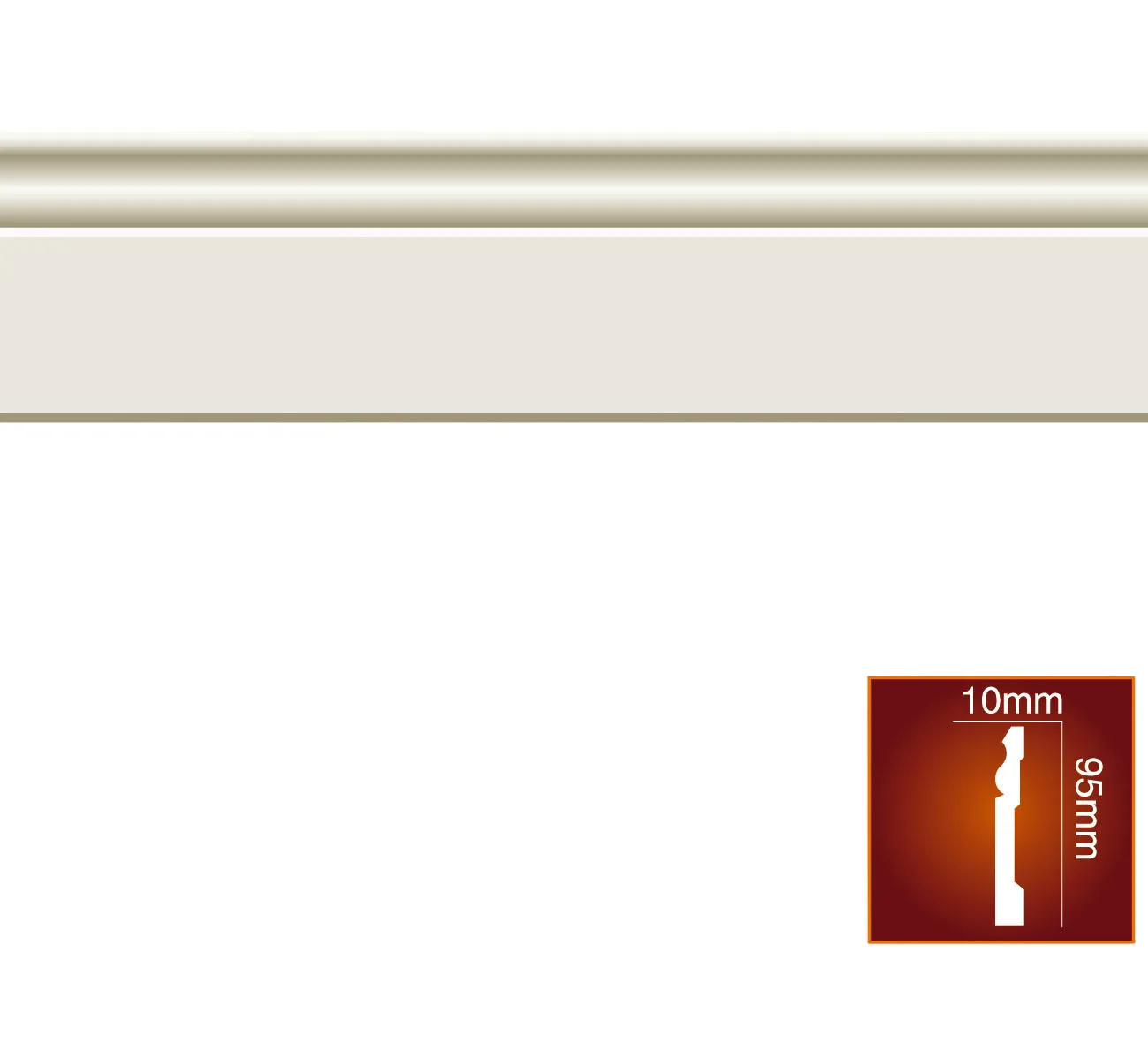 PU skirting baseboard for home decoration