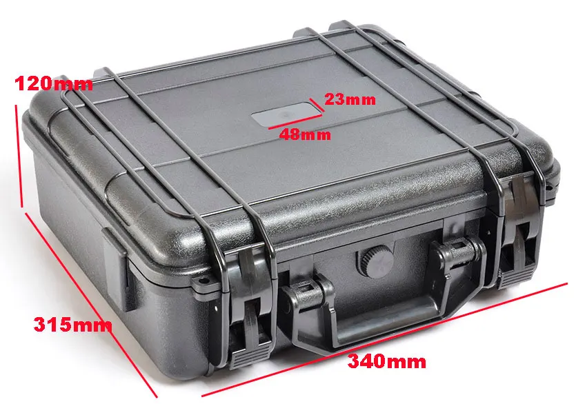 Hard Protective Recycle Ip67 ABS Material Hard Handle Waterproof Plastic Tool Case