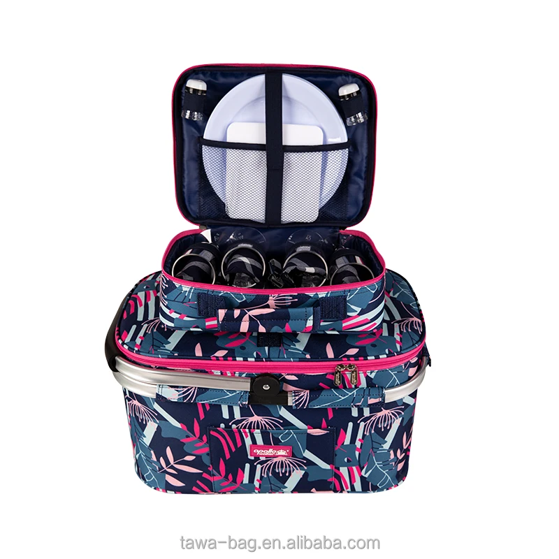 4 person classic custom collapsible picnic basket