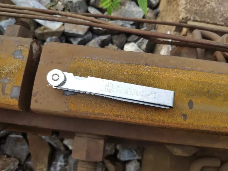 China factory supply metric Feeler Gauge set railway maintenance tools