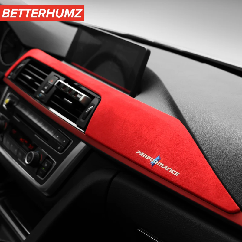 Для панели приборной автомобиля из алькантары отделка для BMW F30 F31 F32 F34 F36 3gt 3 4 серии аксессуары украшение