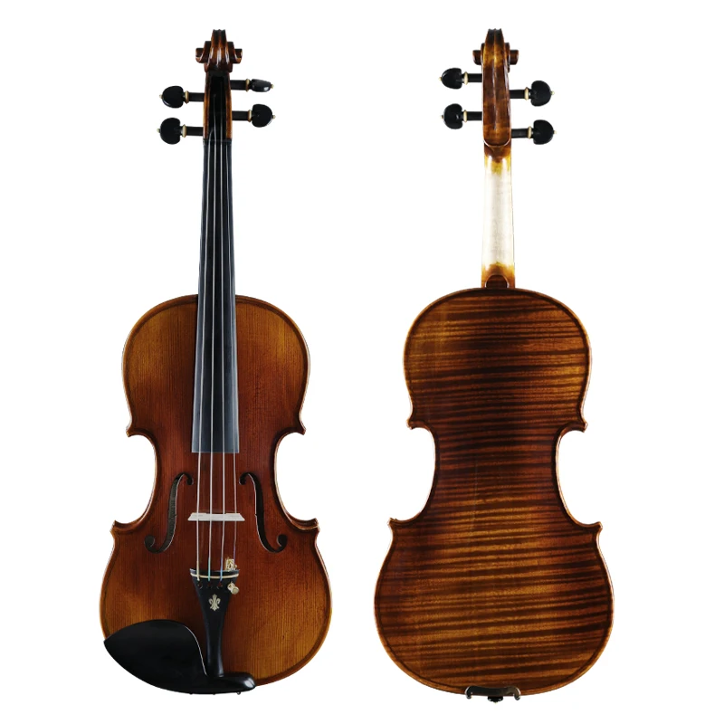 Handcrafted Excellence Imported Professional Italian Violin Pure European Materials Solo Performance Standard
