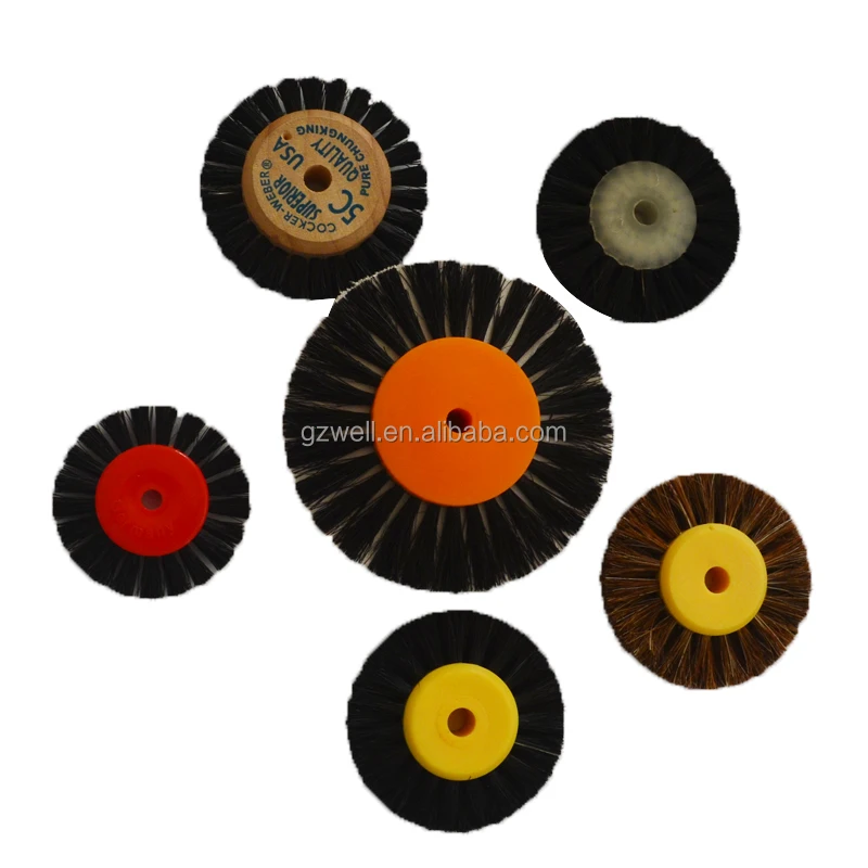 Hand-held polishing machine special small brush for jade jewelry details with a handle small brush