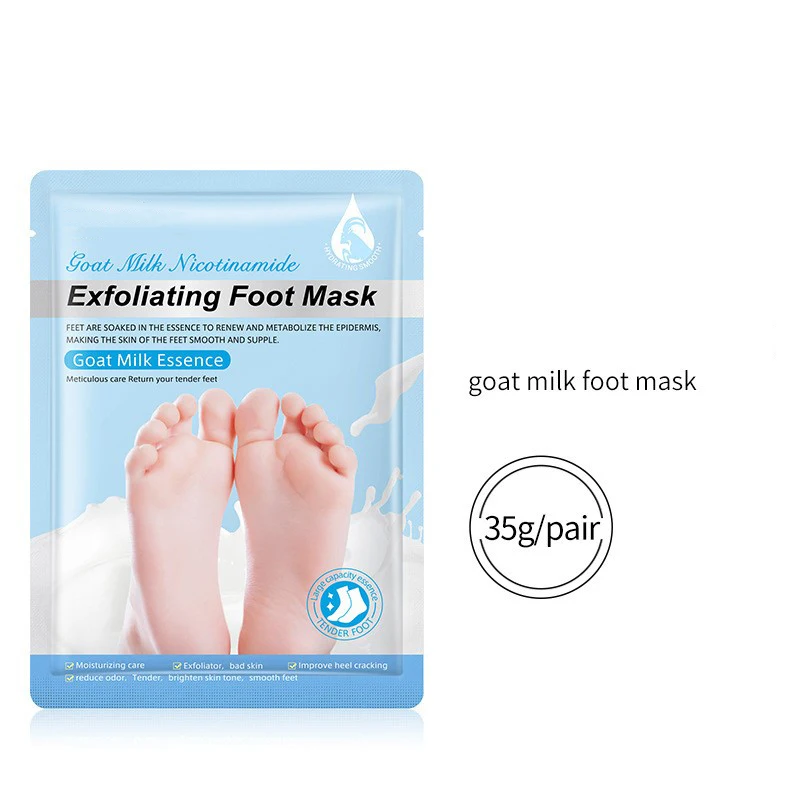 Wholesale Foot Skin Care Feet Sheet Mask Socks Exfoliation Peeling Exfoliating Peel Lavender Foot Mask