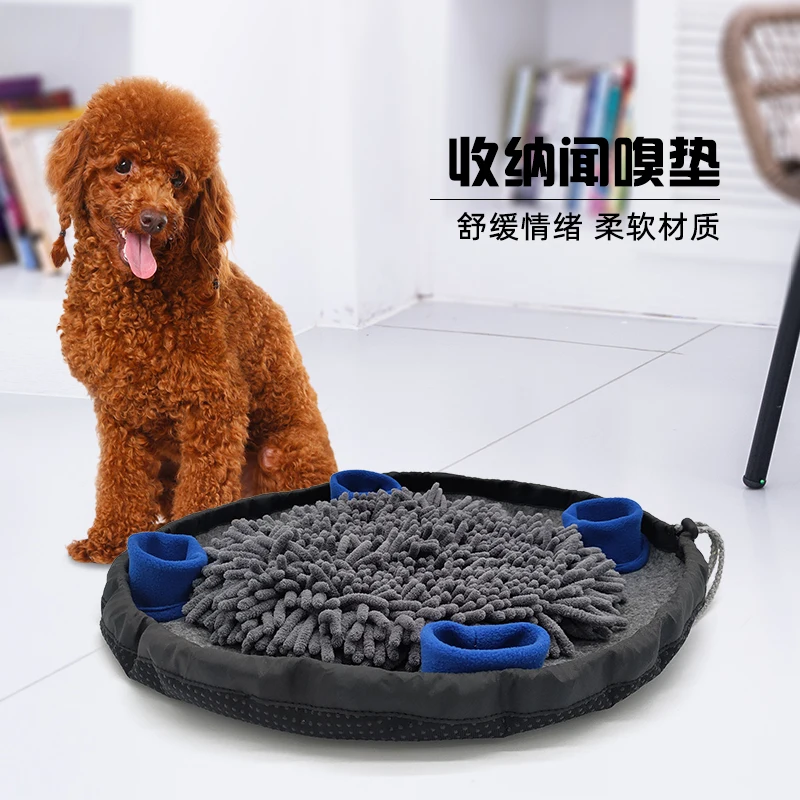 New Design  Washable Training Feeding Foraging Blanket Storage Dog Snuffle Rug Anti-slip Durable Pet Snuffle Mat