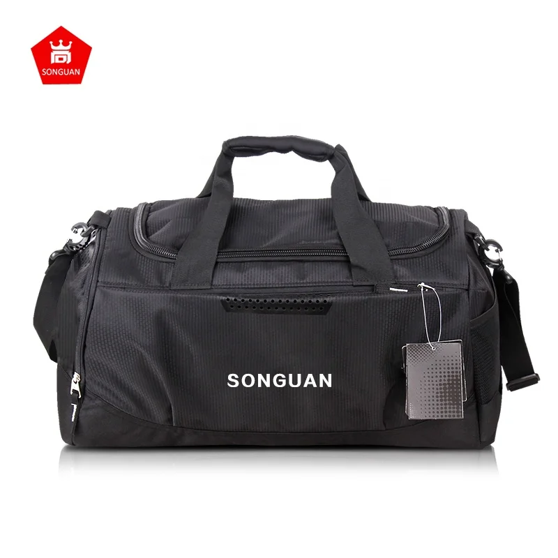 SG8015 Factory Custom Logo Sport Gym Duffel Bag with Shoe Compartment Waterproof  Fitness Equipment and Accessories Organizer