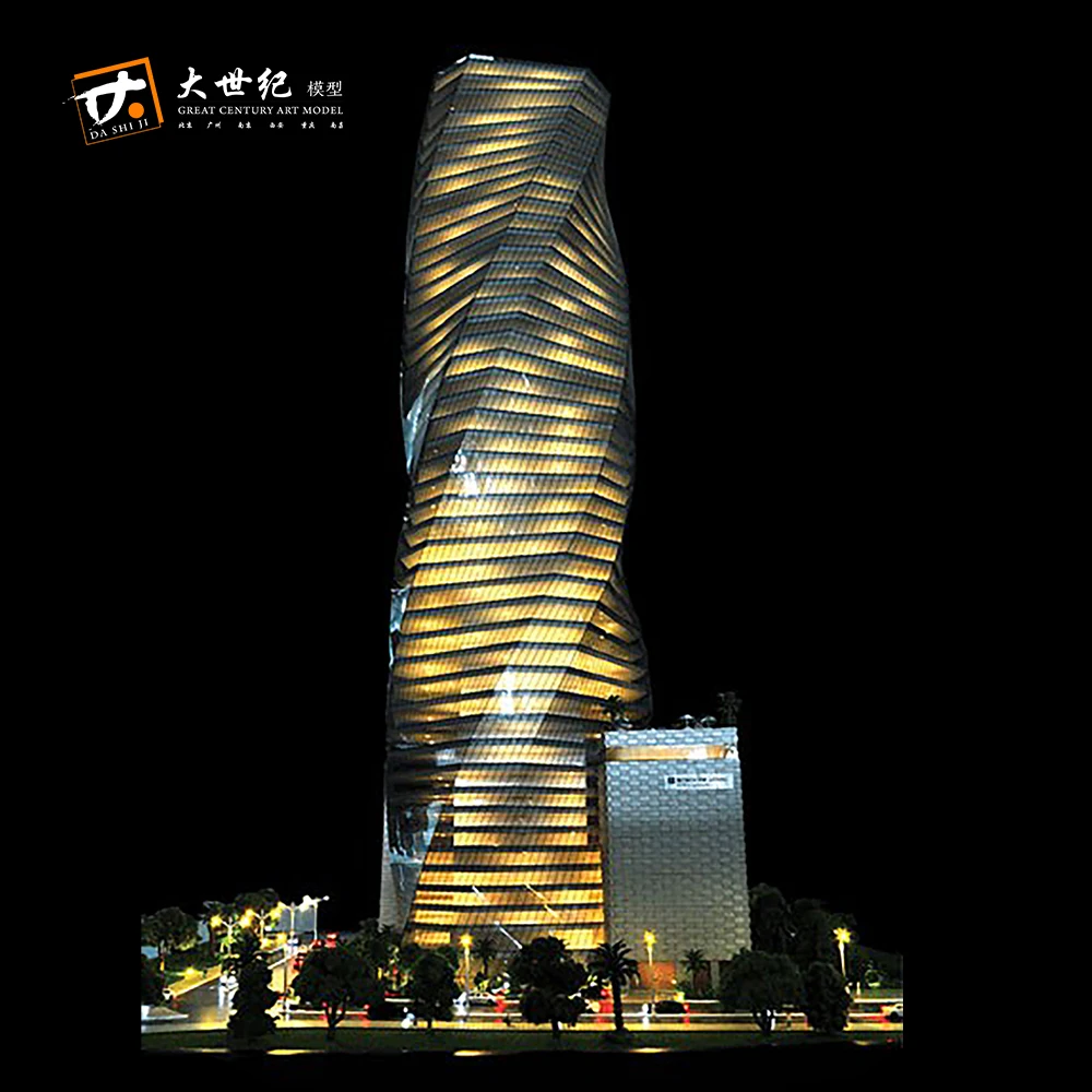 
3d perspectives model for whole building plan display 