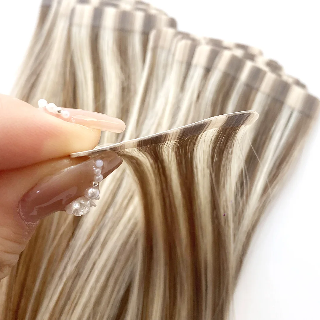 2024 New Double Drawn Injection Seamless Invisible Tape In Cuticle Remy Human Hair Extensions